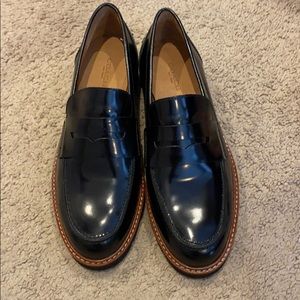 Coach Black Leather Loafer, Size 8